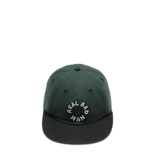 Real Bad Man Headwear GREEN/BLACK / O/S / RBM 7077 RBM CIRCULAR LOGO HAT