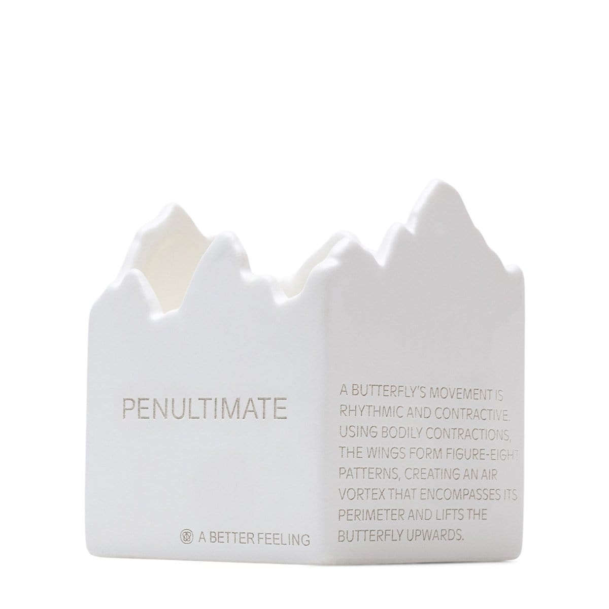 A BETTER FEELING Home WHITE / O/S PENULTIMATE CERAMIC CANDLE