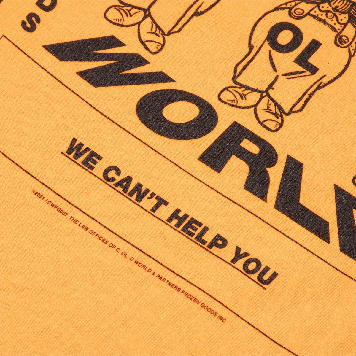 Cold World Frozen Goods T-Shirts PERSONAL INJURY T-SHIRT