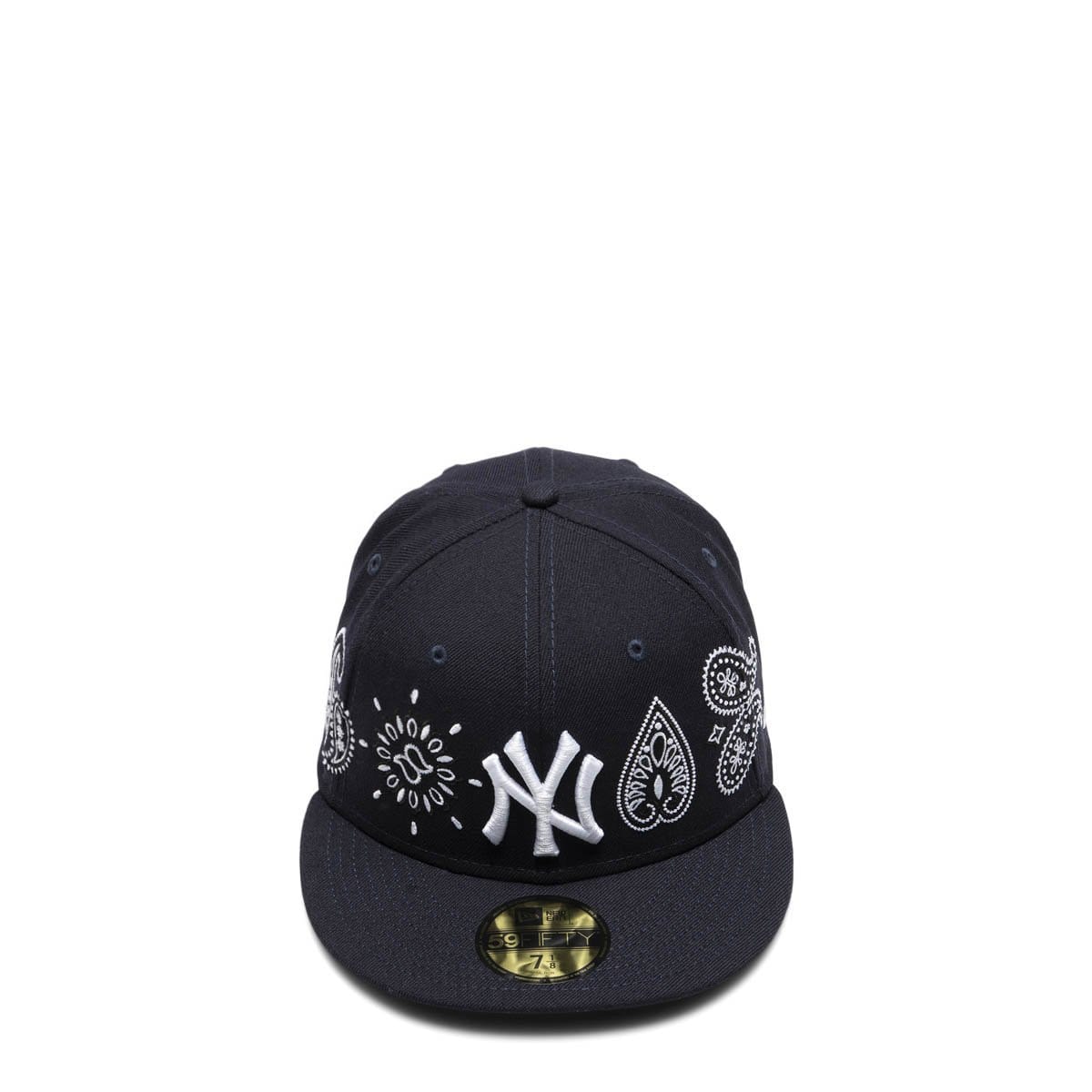 Shop New Era 59Fifty New York Yankees Bandana Hat 60180887 blue