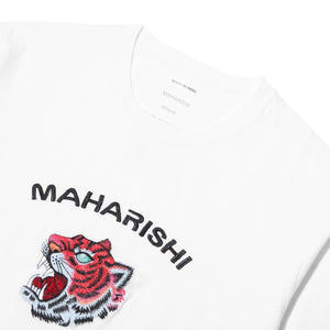 Maharishi Tiger Invasion Organic T-Shirt White