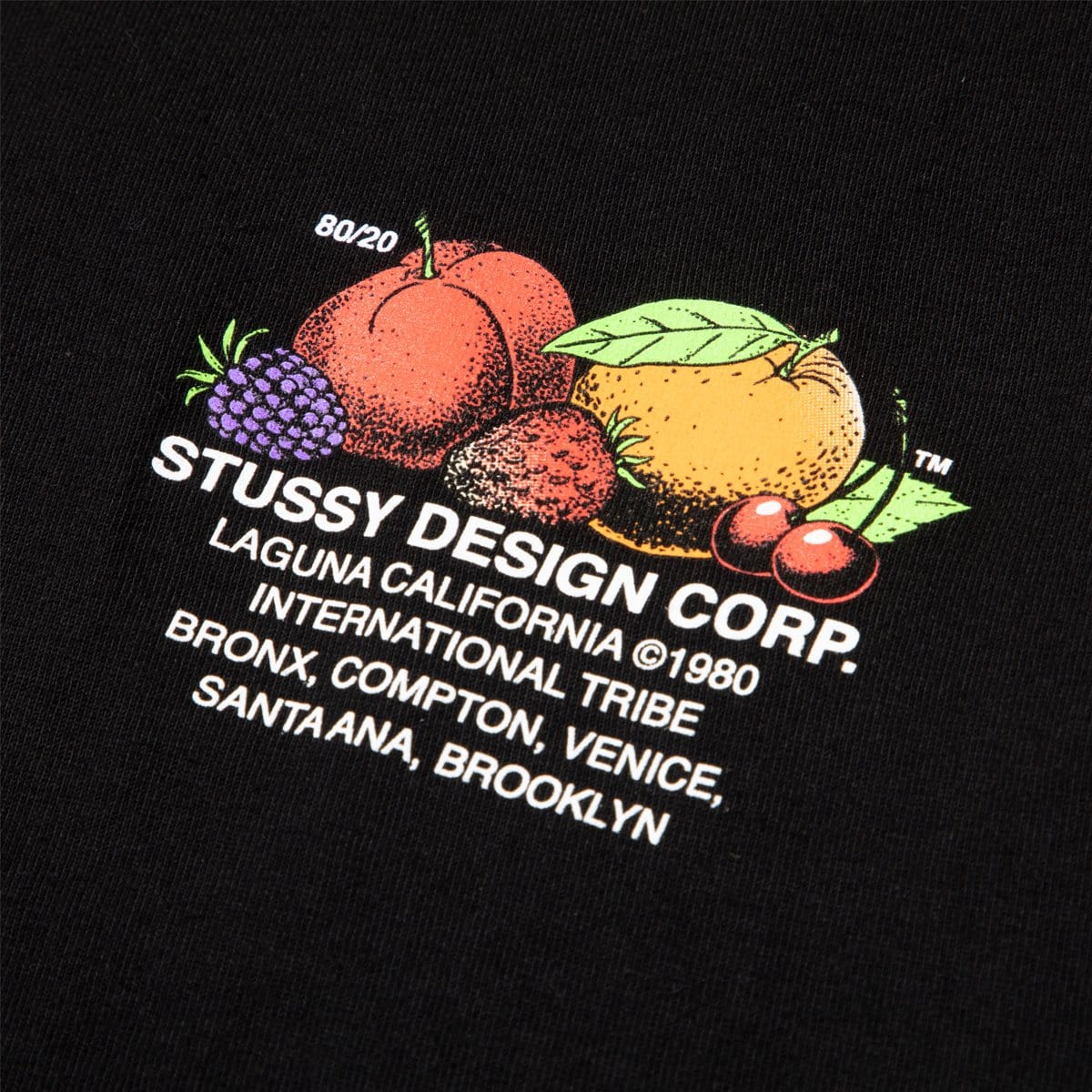 FRESH FRUIT TEE Black – Bodega