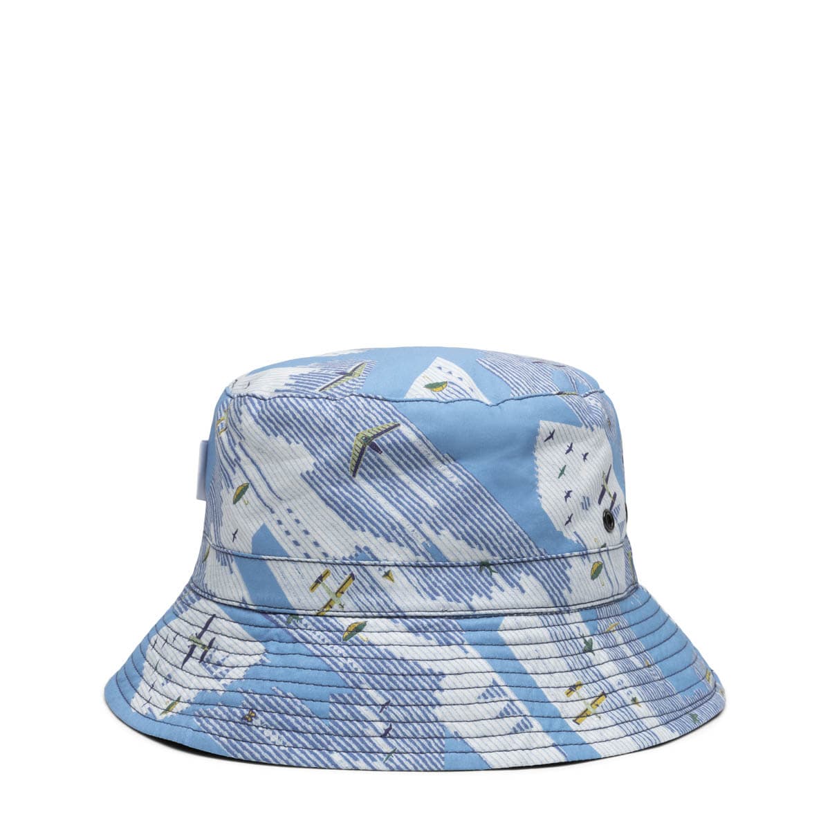Louis Vuitton Reversible White Blue Denim Monogram Bob Hat