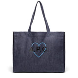 A.P.C. Bags INDIGO / O/S SAINT VALENTIN SHOPPING BAG
