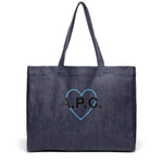 Load image into Gallery viewer, A.P.C. Bags INDIGO / O/S SAINT VALENTIN SHOPPING BAG
