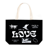 ALLCAPSTUDIO Bags & Accessories BLACK / OS LUMUMBA TOTE BAG