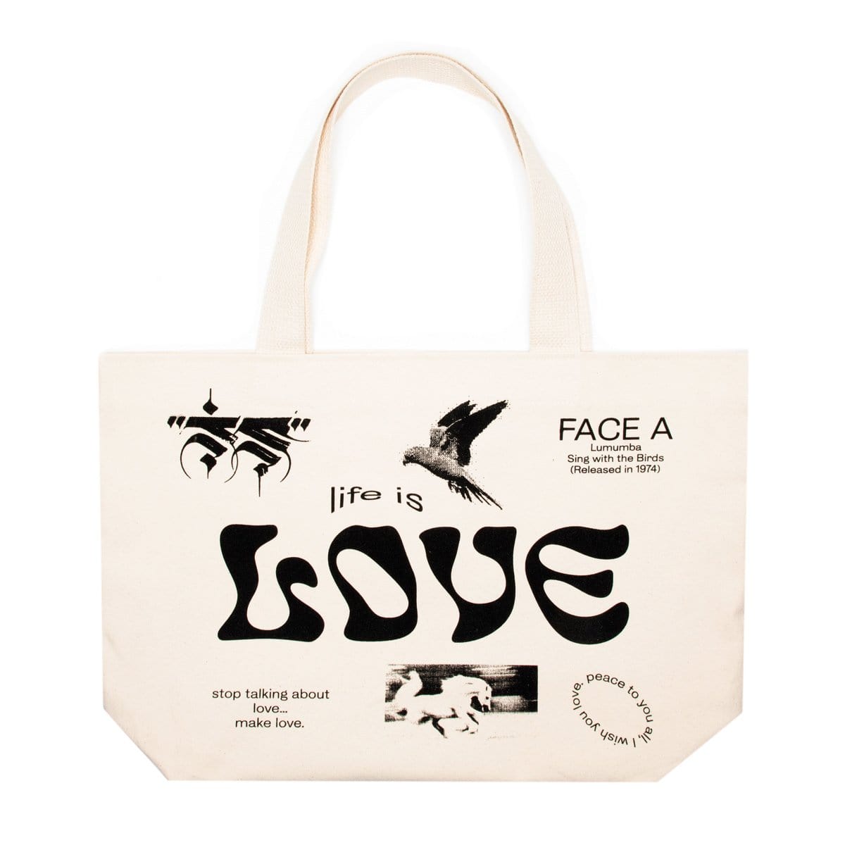 ALLCAPSTUDIO Bags & Accessories NATURAL / OS LUMUMBA TOTE BAG