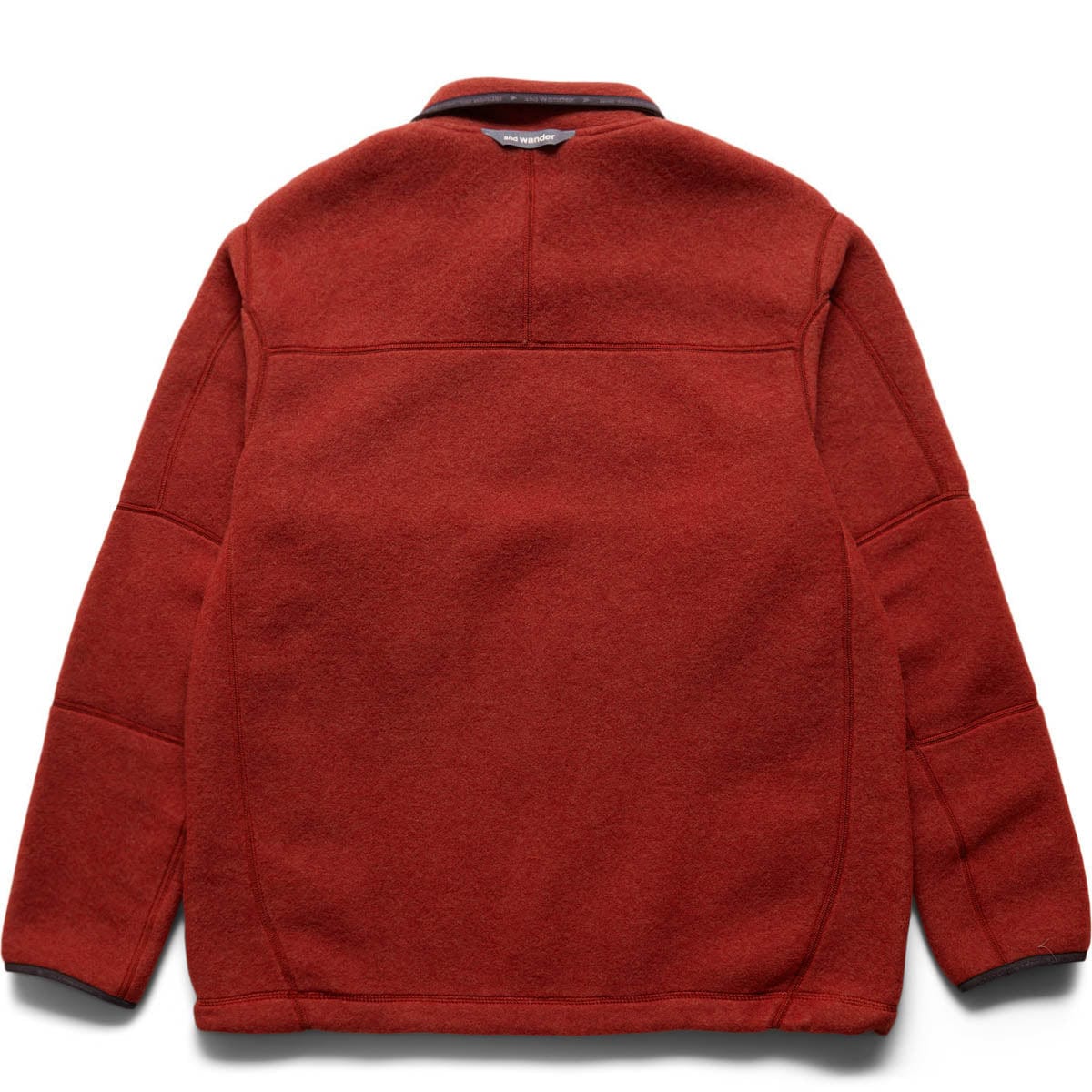 and wander Outerwear WOOL FLEECE PULLOVER