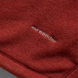 and wander Outerwear WOOL FLEECE PULLOVER