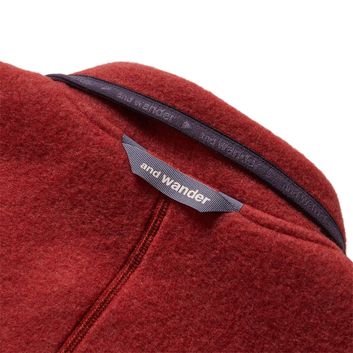 and wander Outerwear WOOL FLEECE PULLOVER