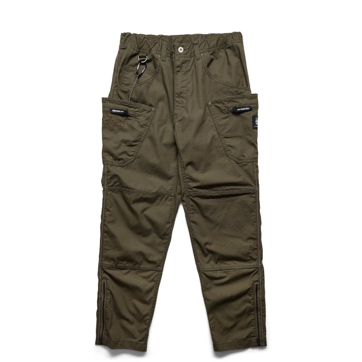 and wander Bottoms X GRIP SWANY TAKIBI POCKET PANTS