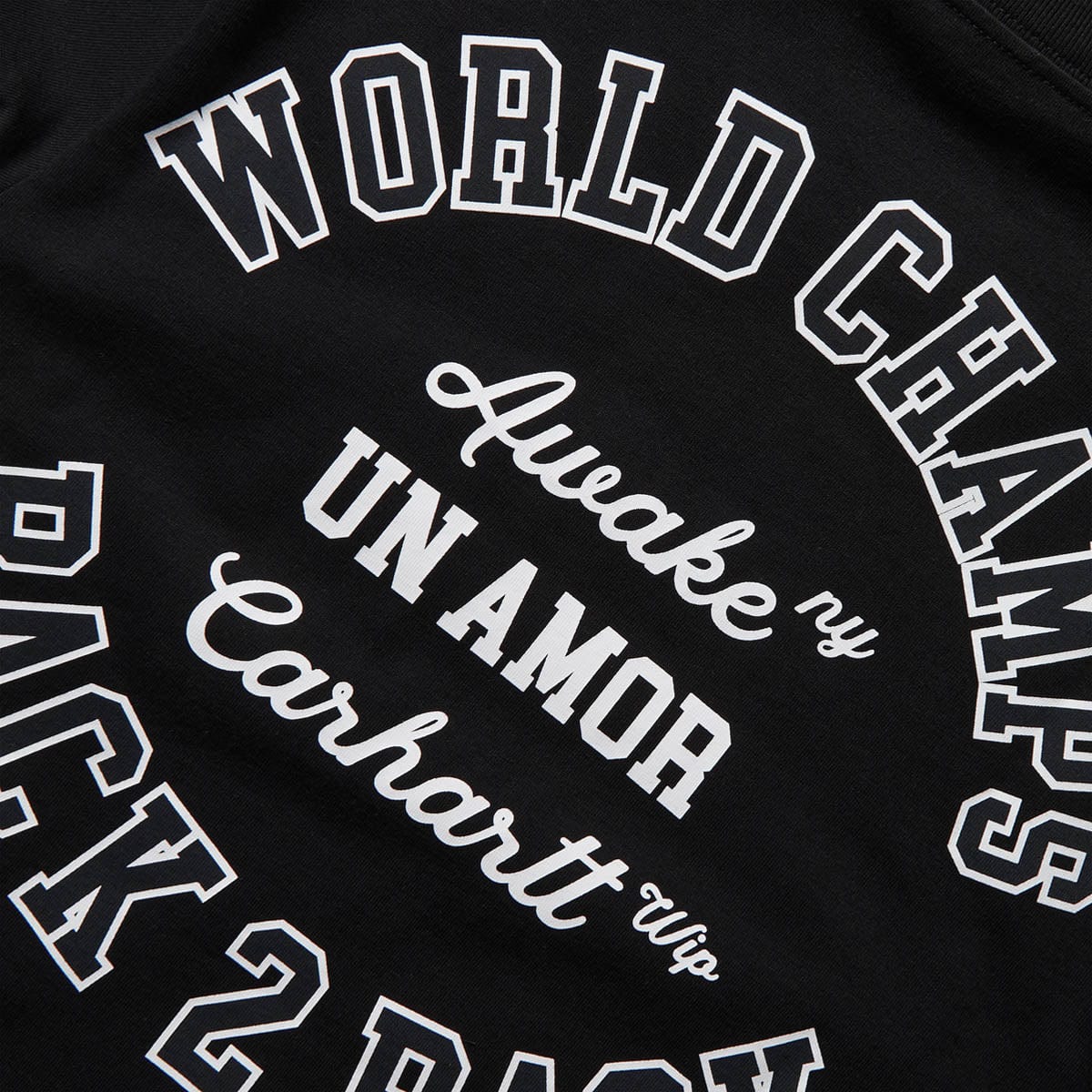 X CARHARTT WIP POCKET T - SHIRT BLACK - AmaflightschoolShops