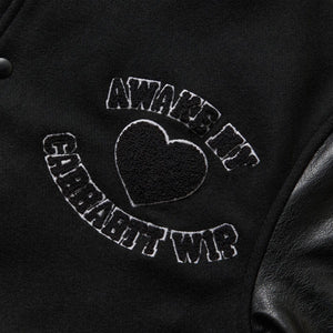 X CARHARTT WIP TEDDY JACKET BLACK | Bodega