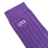 Ader Error Socks PURPLE / OS TONE SOCKS 07