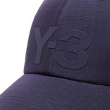 adidas Y-3 Headwear LEGEND INK / O/S Y-3 RIPSTOP LOGO CAP