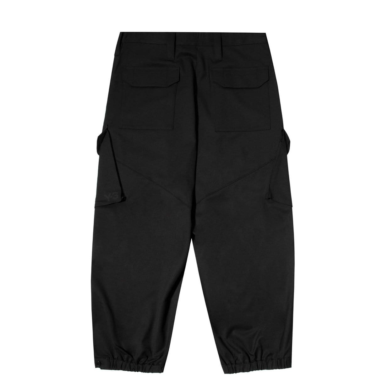 adidas Y-3 Bottoms WOMEN'S CLASSIC REFINED WOOL STRETCH CARGO PANTS