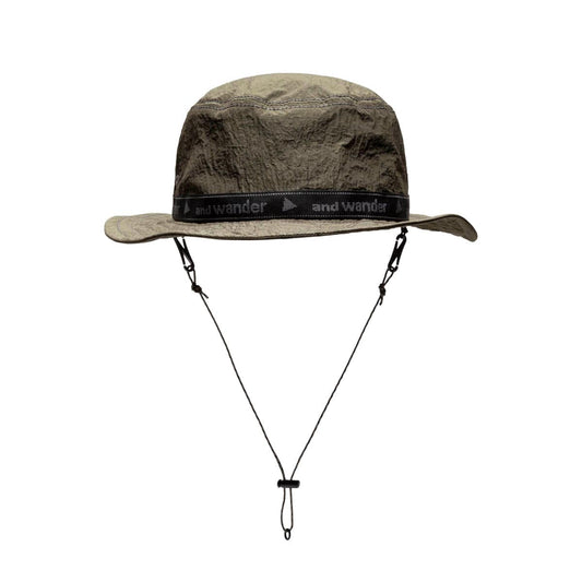 and wander Headwear KHAKI / O/S JQ TAPE HAT