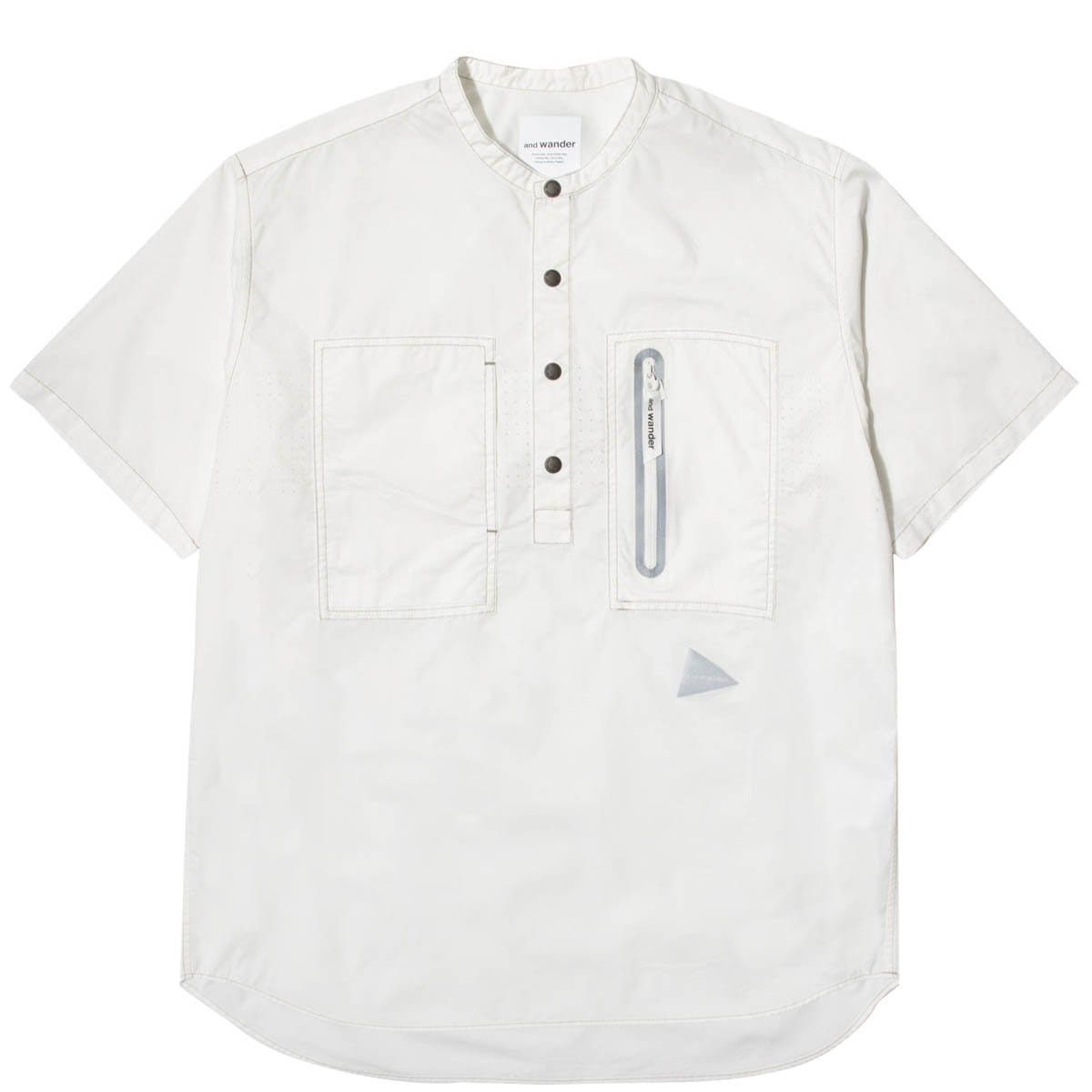 and wander Shirts LASER HOLE OVERDRY SS SHIRT