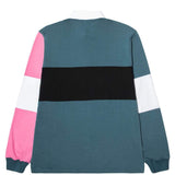 Aries Shirts COLOUR-BLOCKED RUGBY SHIRT