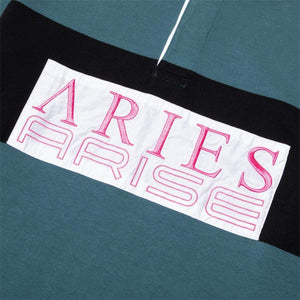 Aries Shirts COLOUR-BLOCKED RUGBY SHIRT
