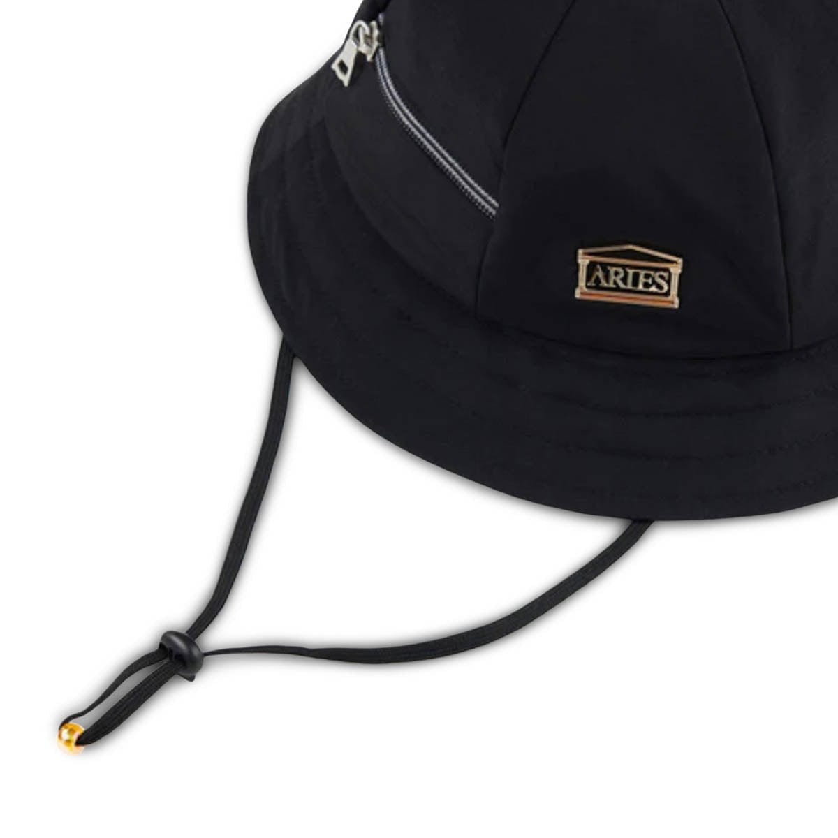 Aries Headwear BLACK / O/S NYLON BELL BUCKET HAT