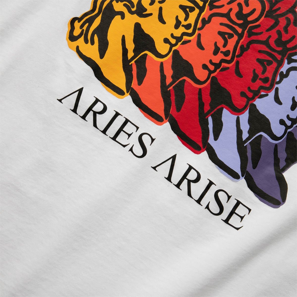 Aries T-Shirts ROMAN HEAD S/S TEE