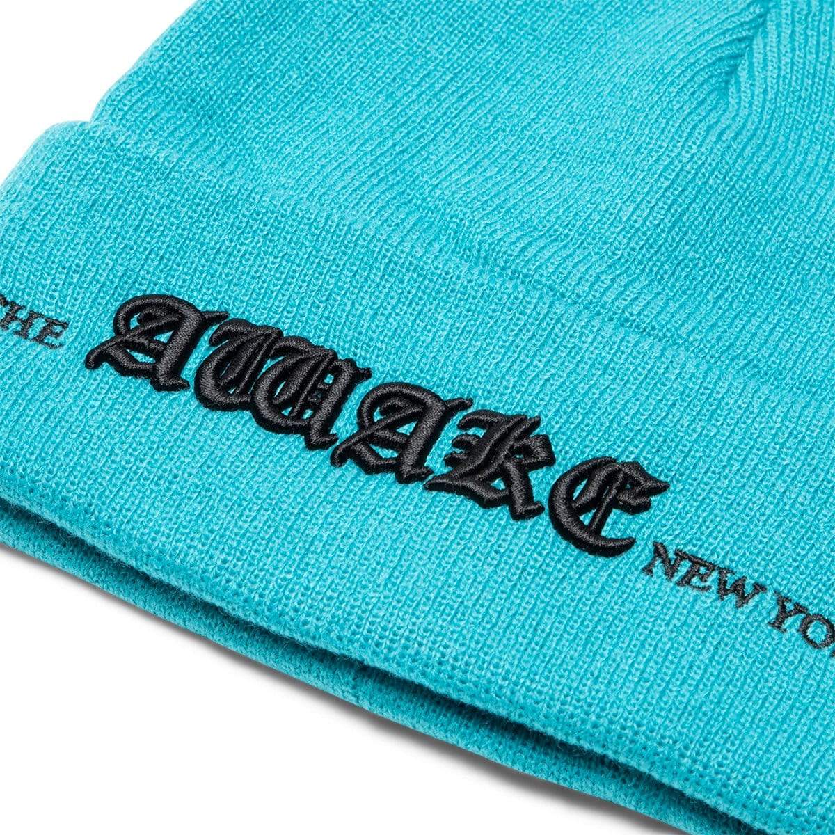 Awake NY Headwear TEAL / OS OLD ENGLISH LOGO BEANIE