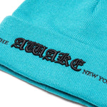 Load image into Gallery viewer, Awake NY Headwear TEAL / OS OLD ENGLISH LOGO BEANIE
