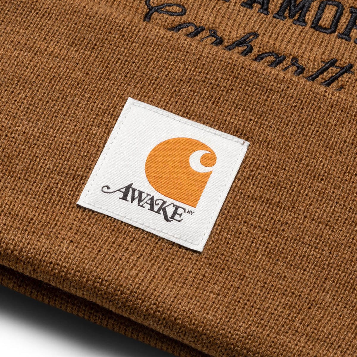 Awake NY Headwear HAMILTON BROWN / O/S X CARHARTT WIP UN AMOR BEANIE