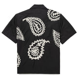 Awake NY Shirts EMBROIDERED PAISLEY POPLIN SHIRT