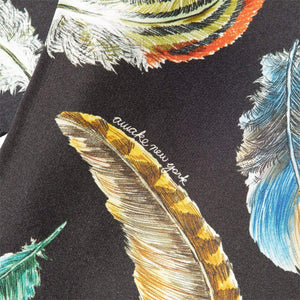 Awake NY Shirts FEATHERS SILK SHIRT