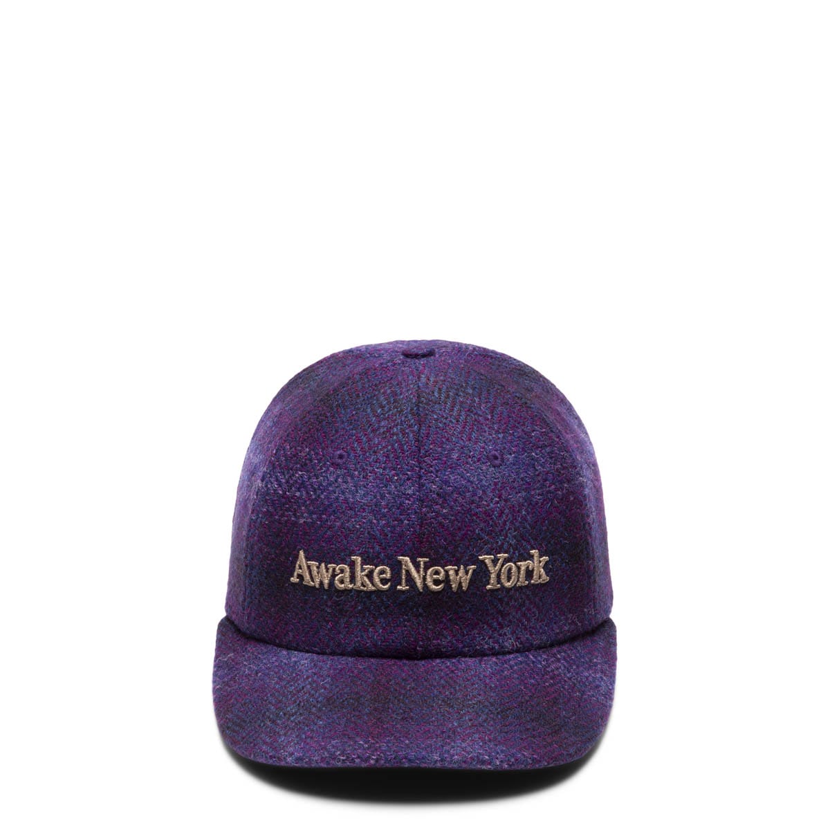 Awake NY Headwear PURPLE MULTI / O/S HARRIS TWEED 6-PANEL HAT