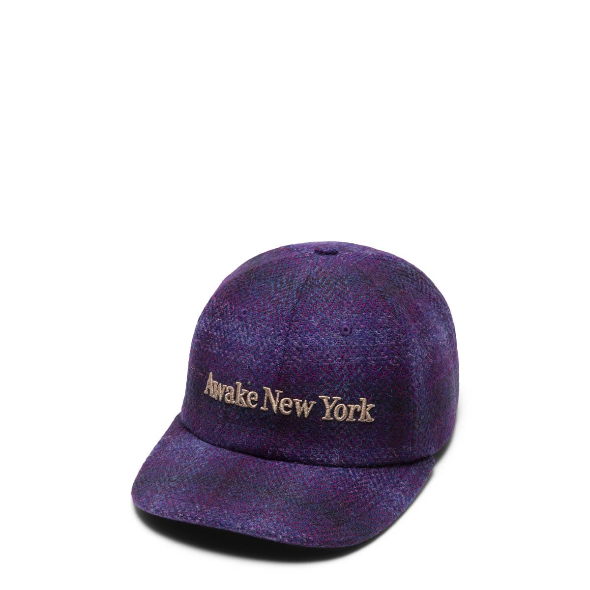 Awake NY Headwear PURPLE MULTI / O/S HARRIS TWEED 6-PANEL HAT