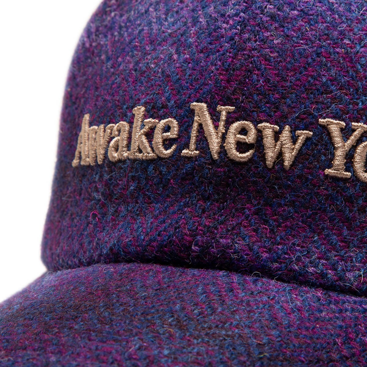 Awake NY Headwear PURPLE MULTI / O/S HARRIS TWEED 6-PANEL HAT