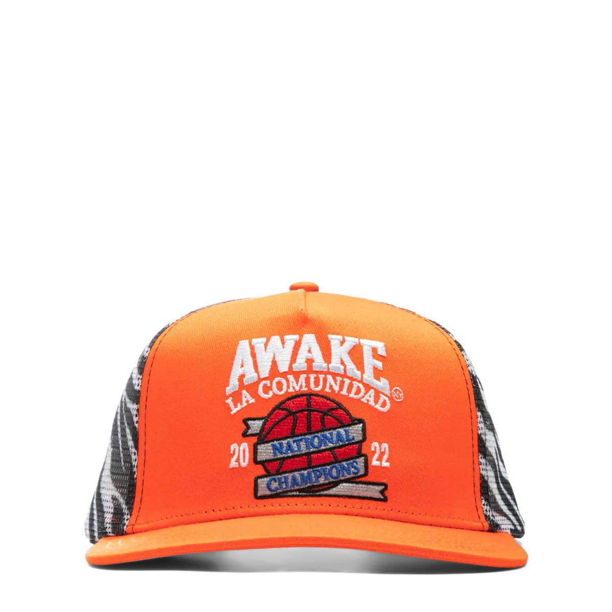 Awake NY Accessories - HATS - Snapback-Fitted Hat ORANGE / O/S NATIONAL CHAMPIONS TRUCKER HAT