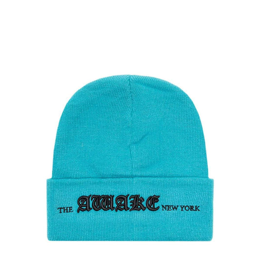 Awake NY Headwear TEAL / OS OLD ENGLISH LOGO BEANIE