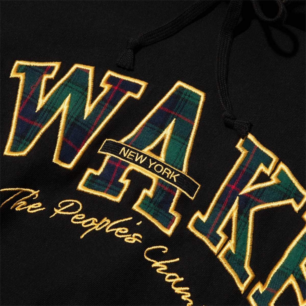 Awake NY Hoodies & Sweatshirts PEOPLES CHAMP PLAID LOGO HOODIE