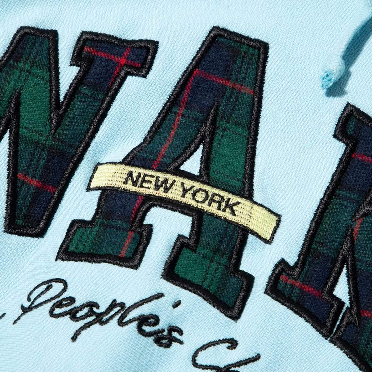 Awake NY Hoodies & Sweatshirts PEOPLES CHAMP PLAID LOGO HOODIE