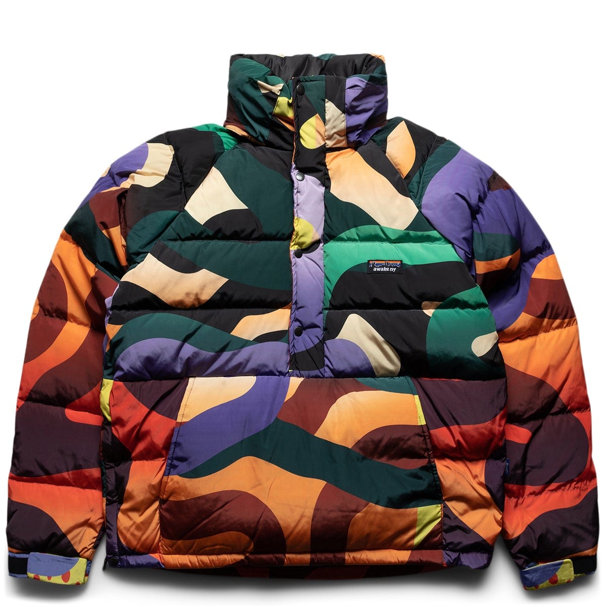 PUFFER PULL OVER WITH SNAPS Multi – Bodega