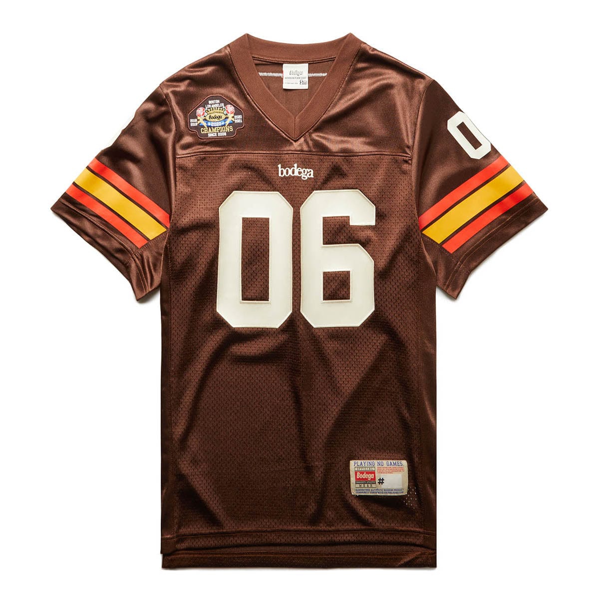 FOOTBALL JERSEY BROWN