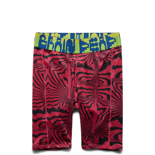 Brain Dead Womens WARPED ZEBRA CYCLE SHORT