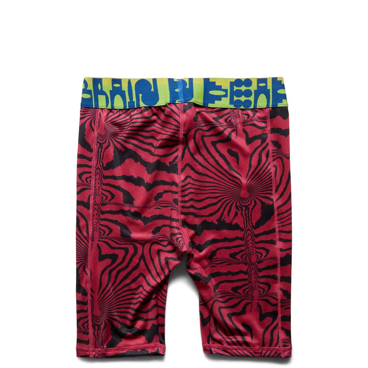 Brain Dead Womens WARPED ZEBRA CYCLE SHORT