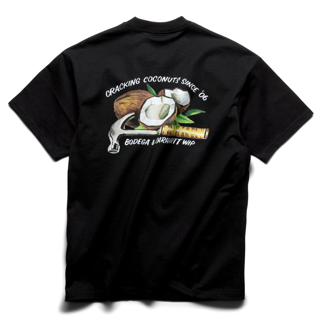 Bodega  T-Shirts x Carhartt WIP CRACKING COCONUTS T-SHIRT