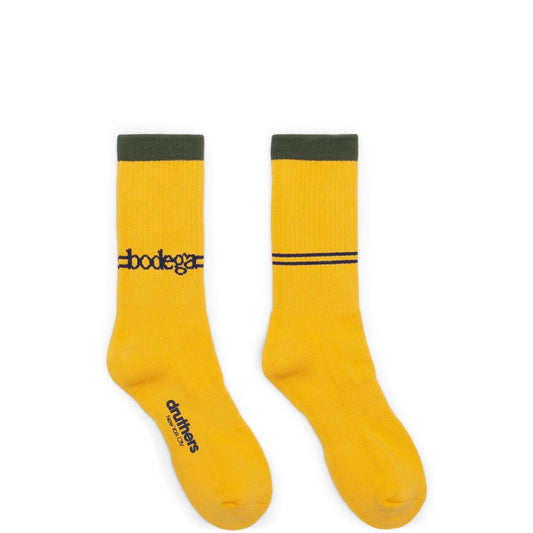 Bodega  Socks YELLOW / O/S x Druthers SERIF EVERYDAY SOCK