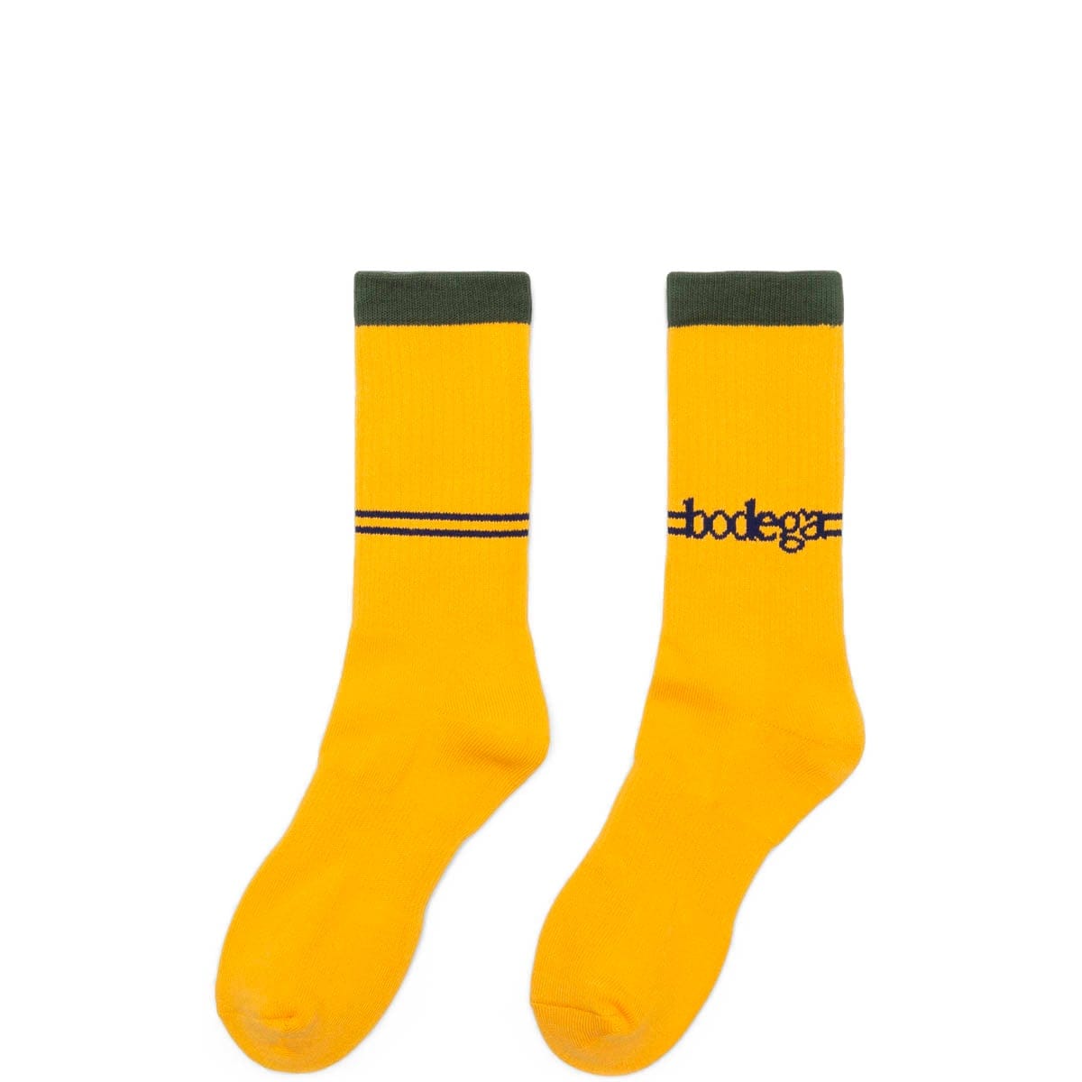 Bodega  Socks YELLOW / O/S x Druthers SERIF EVERYDAY SOCK