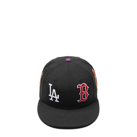 Bodega X NEW ERA 59FIFTY BOSTON TO LA FITTED CAP BLACK