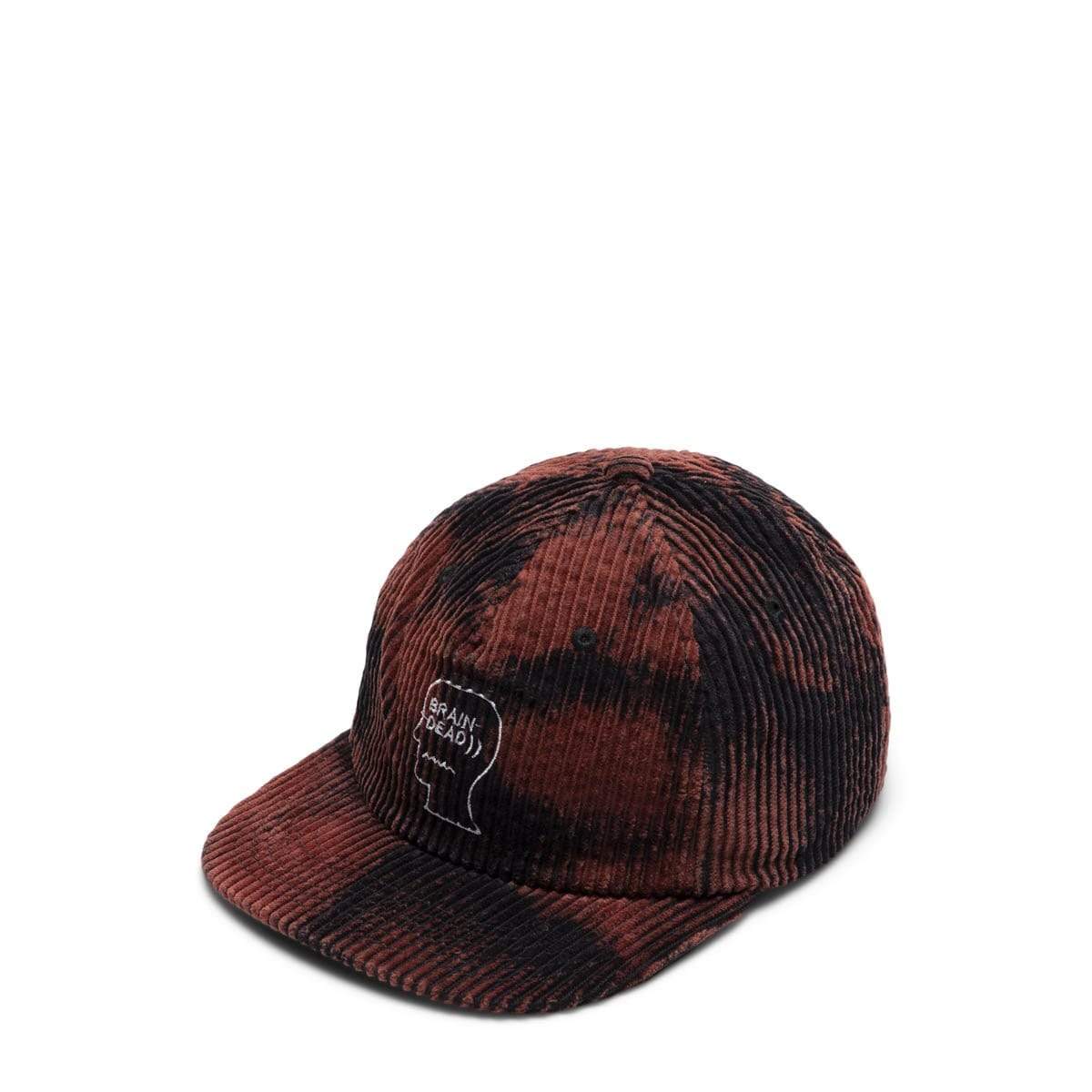 Brain Dead Headwear BLACK / O/S BLEACHED CORD LOGO HEAD HAT