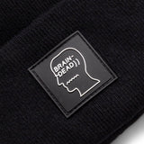 Brain Dead Headwear BLACK / O/S LOGO HEAD WOOL BEANIE