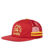 Brain Dead Headwear RED / O/S GRAFIX 5 PANEL TRUCKER CAP