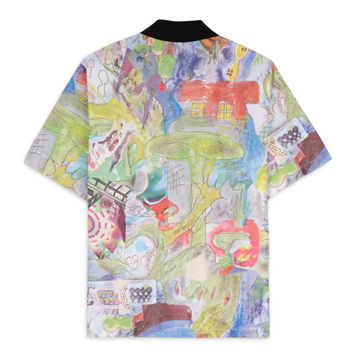 Brain Dead Shirts LEOMIS WORLD SHORT SLEEVE BUTTON UP SHIRT